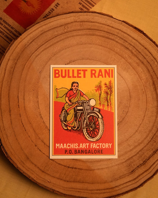 Bullet Rani Postcard