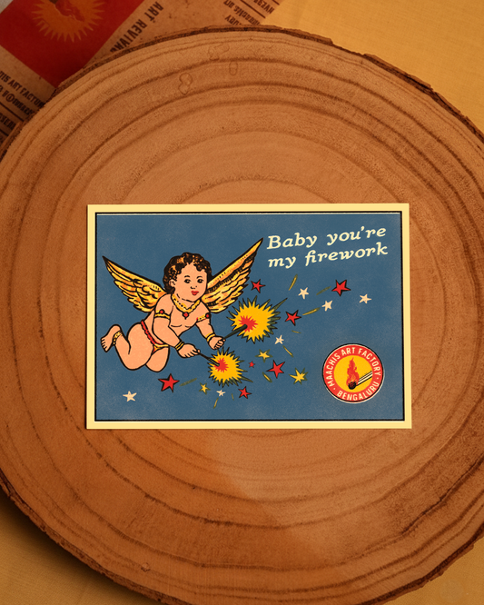 Baby You’re My Firework Postcard