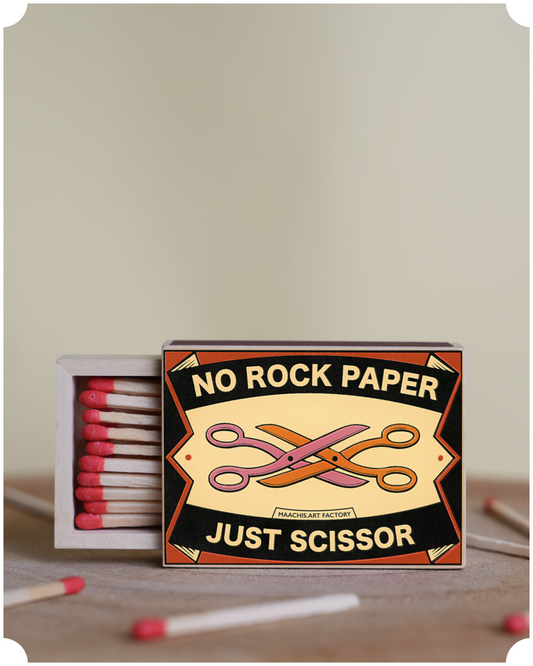 No Rock Paper Just Scissor