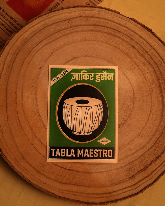 Zakir Hussain Postcard